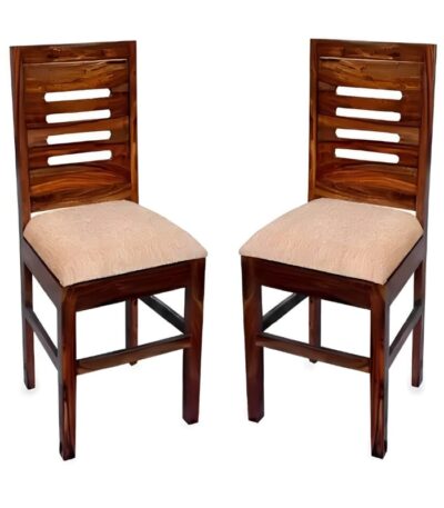 Solid Wood Dining Chair Set – 2 Pcs