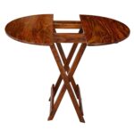 Sheesham Wood Folding Round Table
