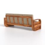 5 seater wooden sofa set