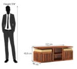 Sheesham wood center table