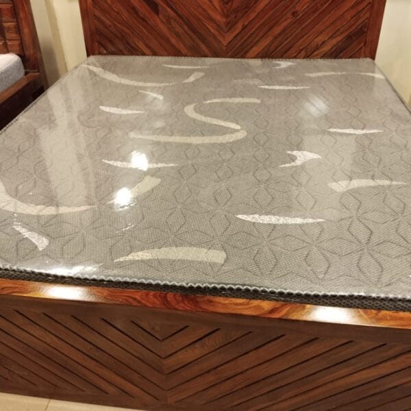 Sheesham Wood Double Bed with Box Storage