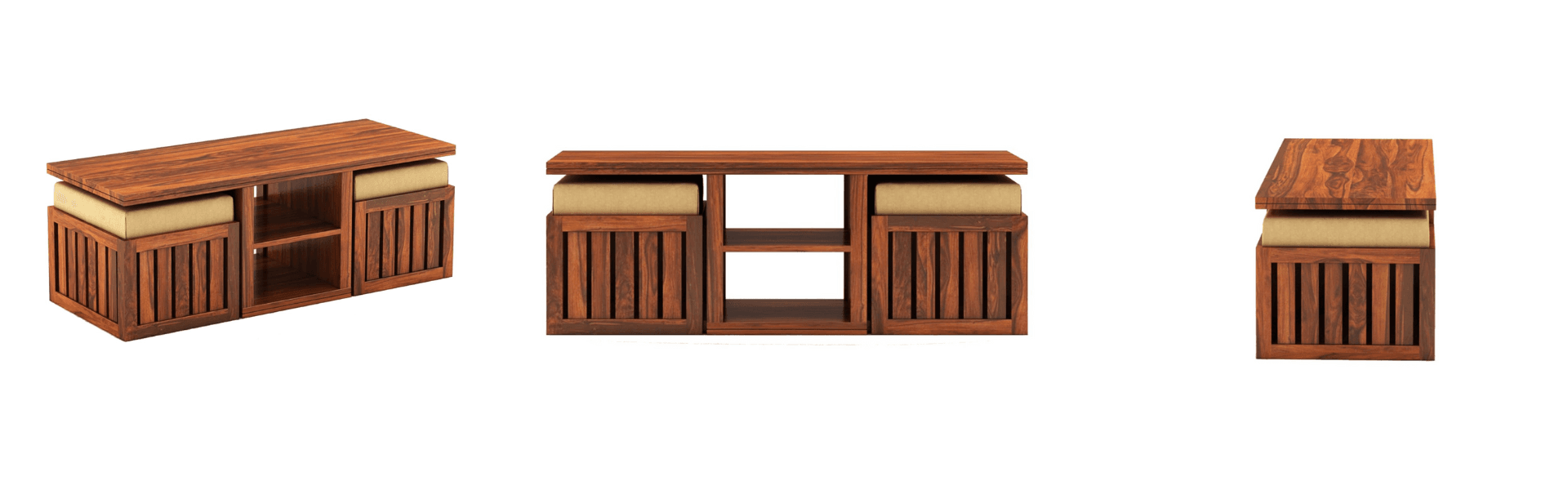 Sheesham wood center table