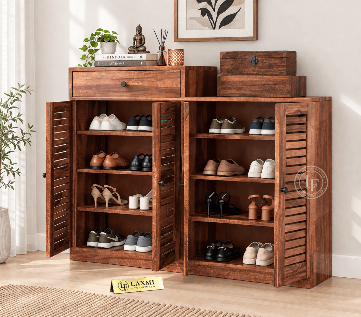 sheesham-wood-shoe-rack-cabinet - Image 7