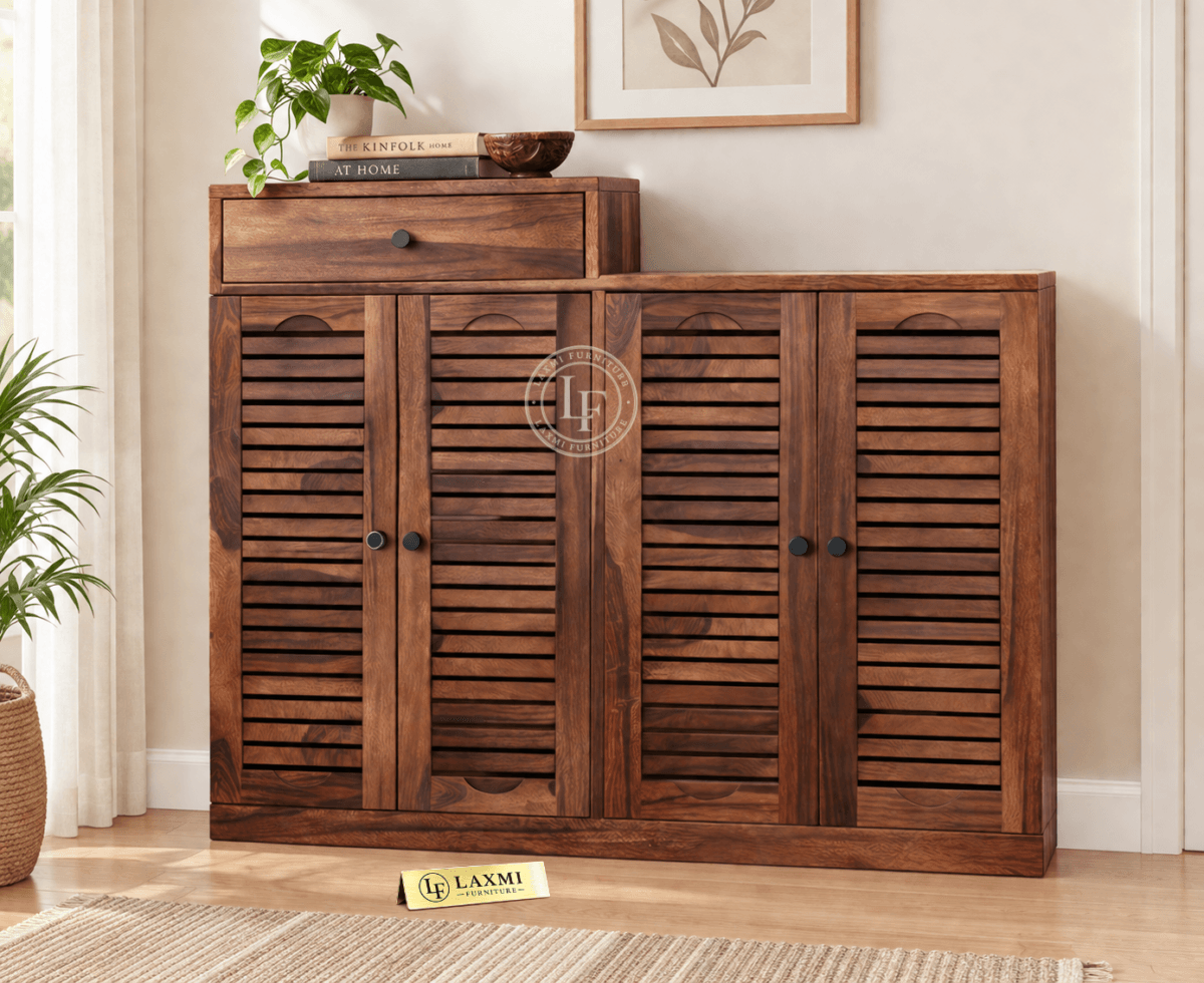 sheesham-wood-shoe-rack-cabinet - Image 3