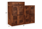 sheesham-wood-shoe-rack-cabinet - Image 2